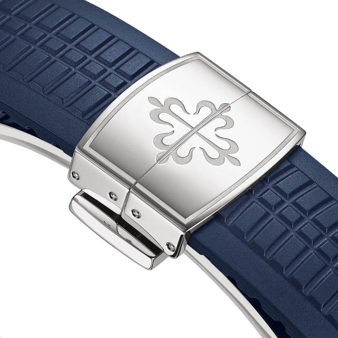 Patek philippe blue leather strap hot sale