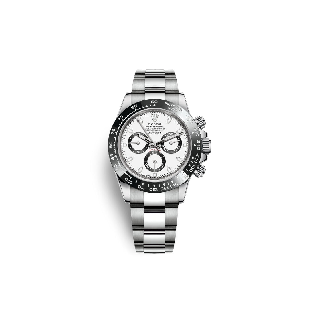 Rolex Cosmograph Daytona Steel Watch - White Dial - Oyster Bracelet - 116500LN