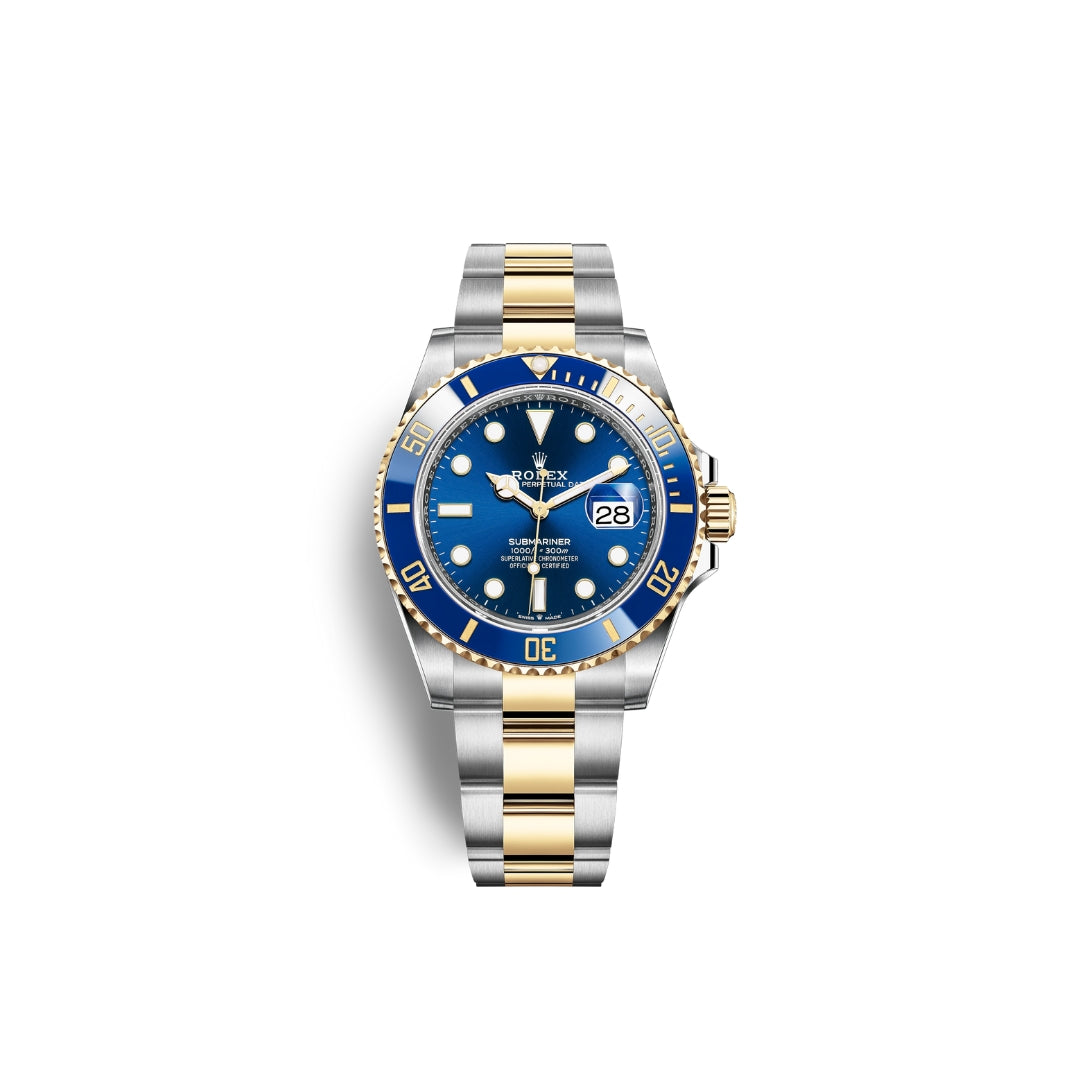 Rolex Submariner Steel and Yellow Gold Date Watch - Royal Blue Dial - 126613LB